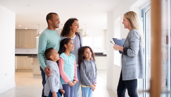 Realtor Helping Family Find Home