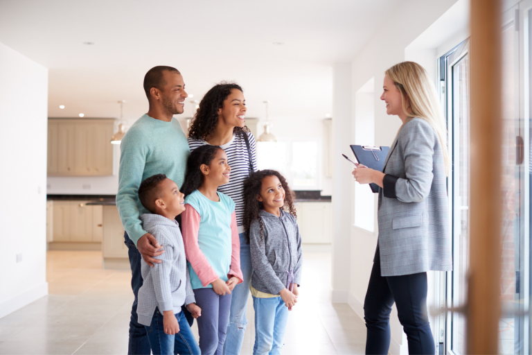 Realtor Helping Family Find Home